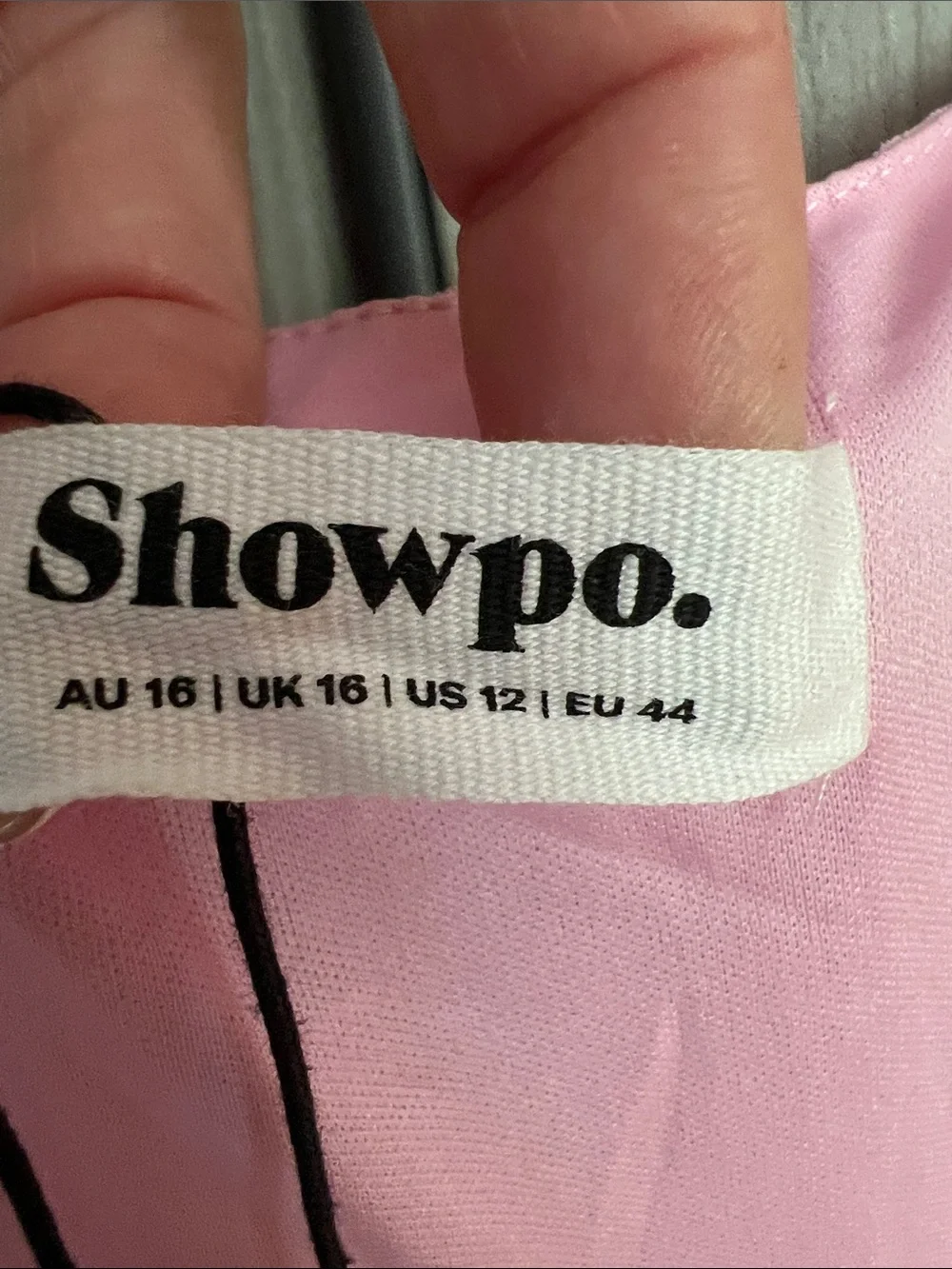 NWT REVOLVE Australia SHOWPO Jiraye pink tulle fit flare midi dress US 12 - Picture 7 of 11